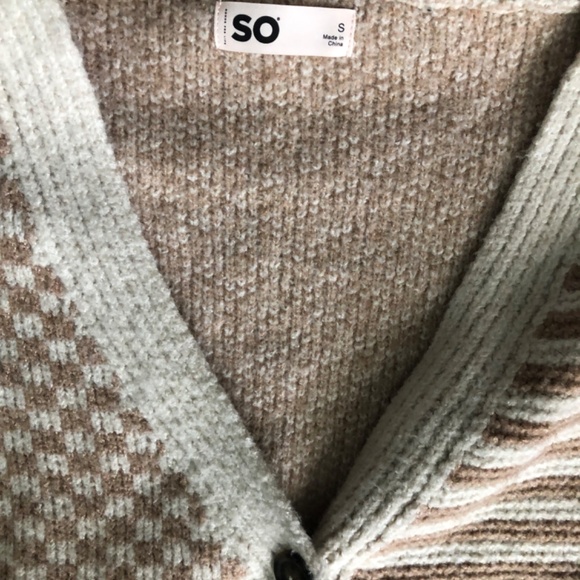 So colorblock cardigan sweater - Picture 2 of 4